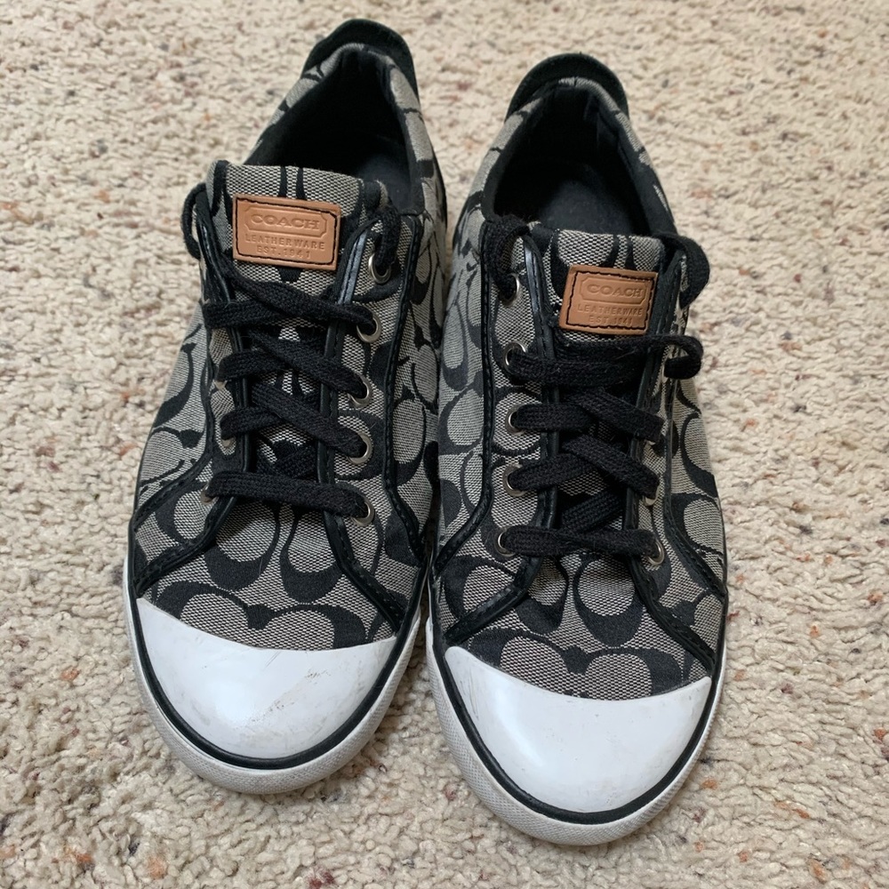 Coach Barrett Sneakers black signature 10.5